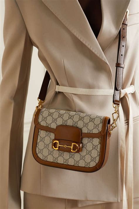 gucci horsebit 1955 mini bag in white leather|horsebit 1955 small shoulder bag.